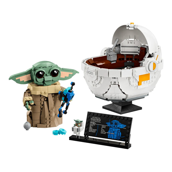 LEGO® Star Wars™ 75403 Grogu™ in seiner Repulsorwiege aufgebaut