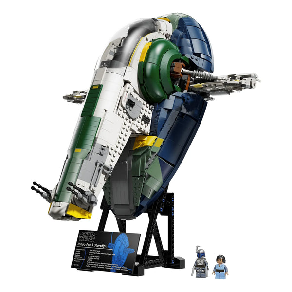 LEGO® Star Wars™ 75409 Jango Fetts Sternenschiff der Firespray-Klasse aufgebaut