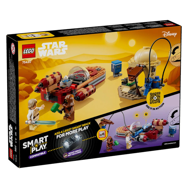 LEGO® Star Wars™ 75420 SMART Play™: Lukes Landspeeder™ OVP Rückseite