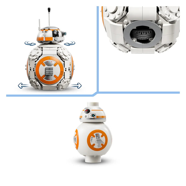  LEGO® Star Wars™ 75452 Der Astromech-Droide BB-8™Funktionen