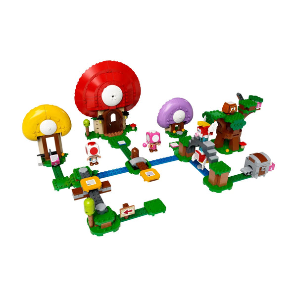 LEGO® Super Mario™ 71368 Toads Schatzsuche aufgebaut