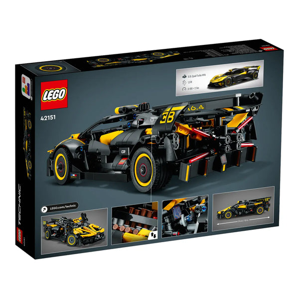LEGO® Technic 42151 Bugatti Bolide Verpackung Rückseite