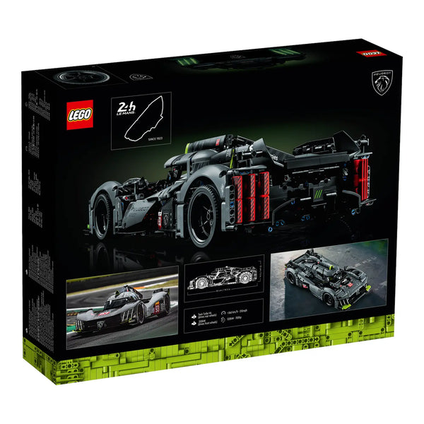 LEGO® Technic 42156 PEUGEOT 9X8 24H Le Mans Hybrid Hypercar Verpackung Rückseite