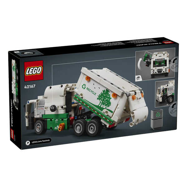 LEGO® Technic 42167 Mack® LR Electric Müllwagen Verpackung Rückseite