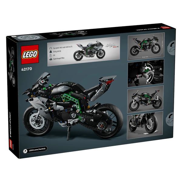 LEGO® Technic 42170 Kawasaki Ninja H2R Motorrad OVP Rückseite