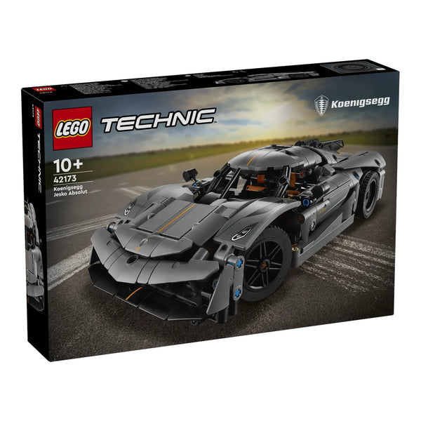 LEGO® Technic 42173 Koenigsegg Jesko Absolut Supersportwagen in Grau Verpackung Vorderseite