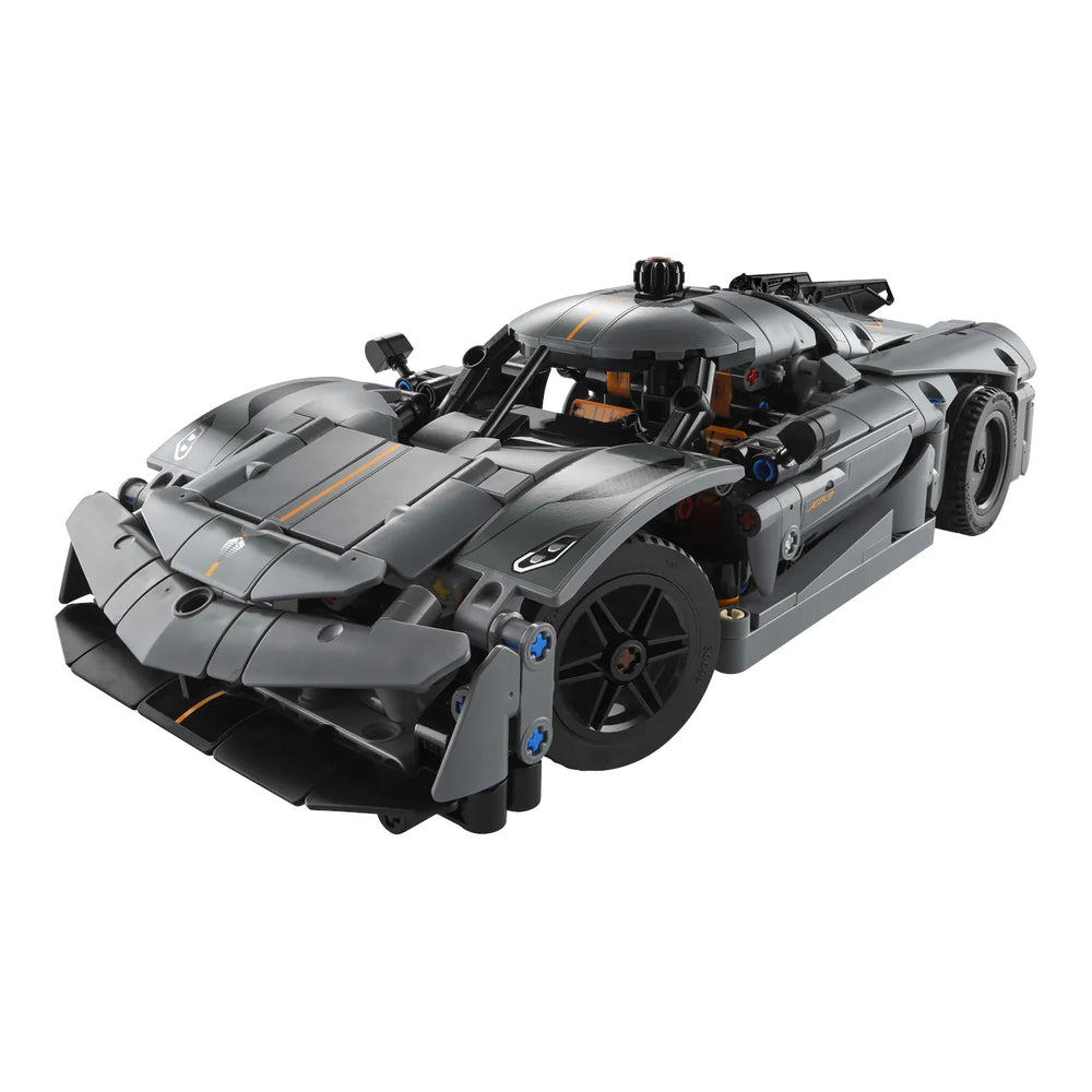 LEGO® Technic 42173 Koenigsegg Jesko Absolut Supersportwagen in Grau Verpackung Vorderseite