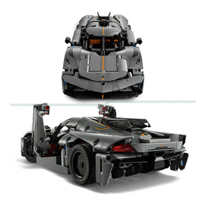 LEGO® Technic 42173 Koenigsegg Jesko Absolut Supersportwagen in Grau Ansichten
