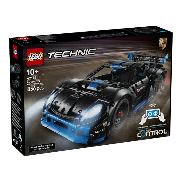 LEGO® Technic 42176 Porsche GT4 e-Performance Rennwagen Verpackung Vorderseite