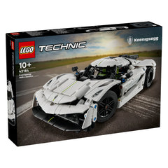 LEGO® Technic 42184 Koenigsegg Jesko Absolut Supersportwagen in Weiß Set aufgebaut