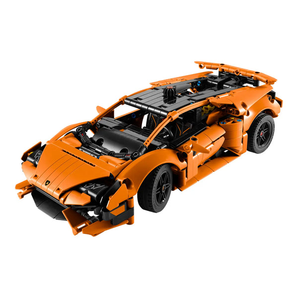 LEGO® Technic 42196 Lamborghini Huracán Tecnica Orange aufgebaut