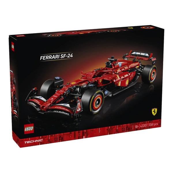 LEGO® Technic 42207 Ferrari SF-24 F1 Rennauto Verpackung Rückseite