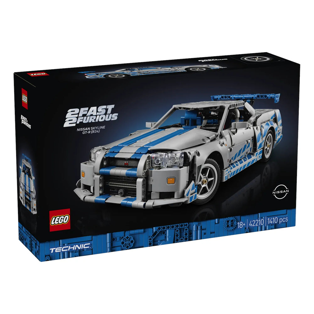 LEGO® Technic 42210 2 Fast 2 Furious Nissan Skyline GT-R (R34) Flitzer Verpackung Vorderseite