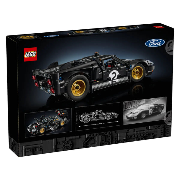 LEGO® Technic™ 42223 1966 Ford GT40 MKII Race Car OVP Rückseite