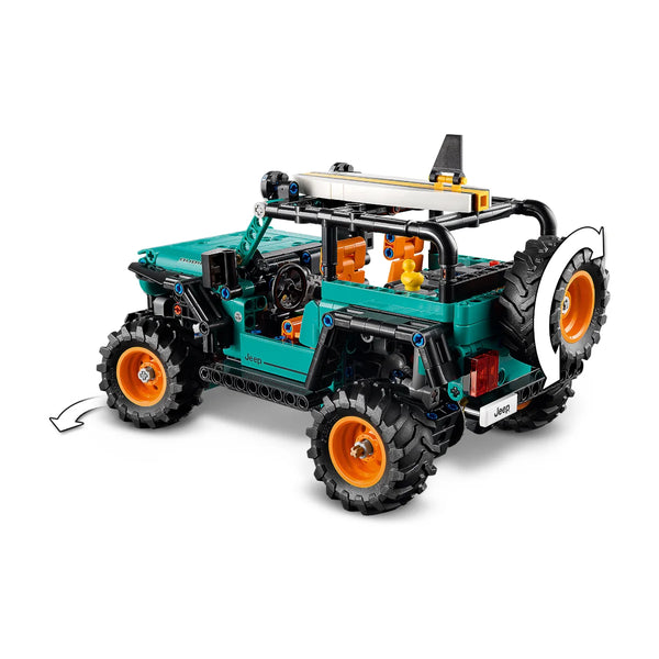 LEGO® Technic 42227 Jeep® Wrangler Rubicon Geländewagen Funktionen