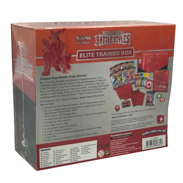Pokemon Battle Styles (Single Strike) Elite Trainer Box (EN) - Collector Expert