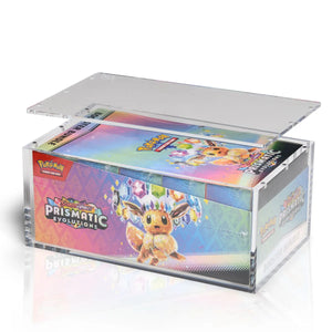 Pokemon Booster Bundle Retail Display Acryl Case geöffnet