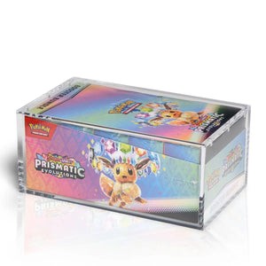 Pokemon Booster Bundle Retail Display Acryl Case mit Inhalt