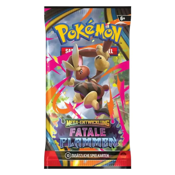 Pokemon Fatale Flammen Schlapor Booster