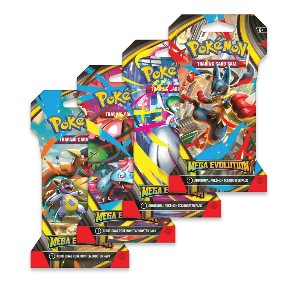Pokemon Mega Evolution Sleeved Booster Varianten