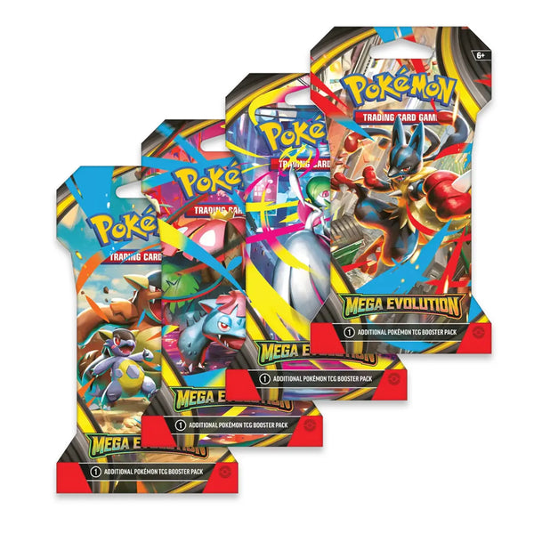 Pokemon Mega Evolution Sleeved Booster Varianten