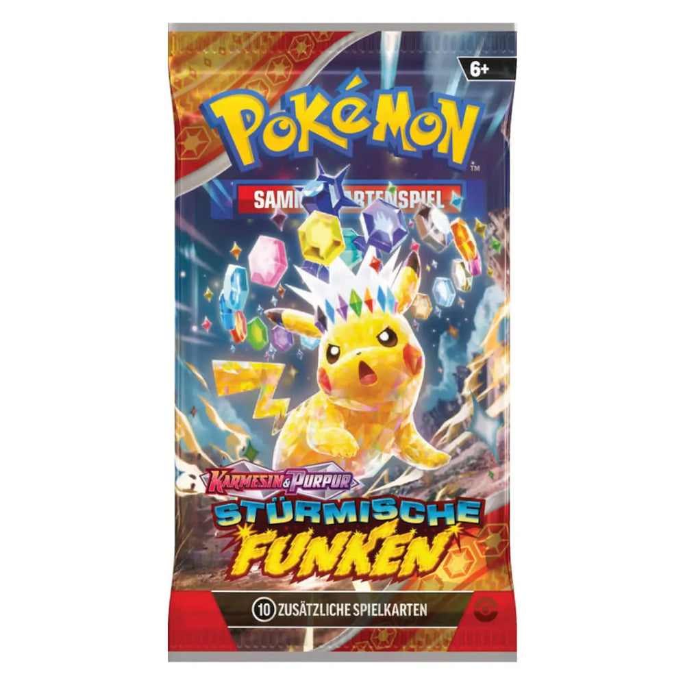 Pokemon Stürmische Funken Booster (DE) Pikachu Artwork