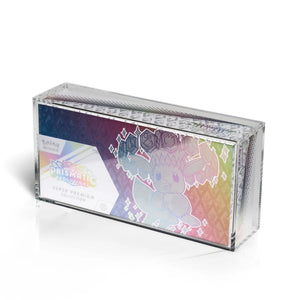 Pokemon Super Premium Collection Prismatic Evolutions Acryl Case geschlossen mit Inhalt