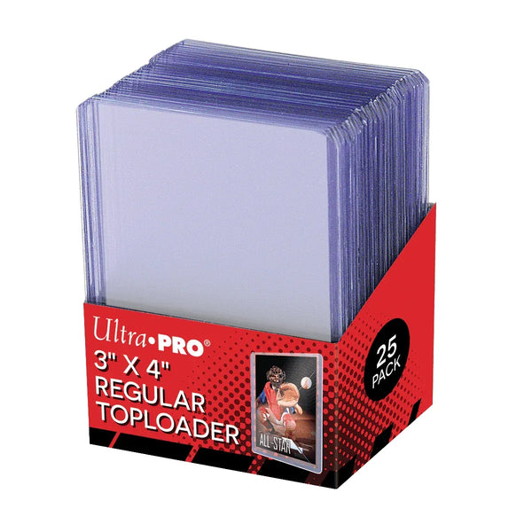 Ultra Pro 3" x 4" Regular Toploader (25ct)