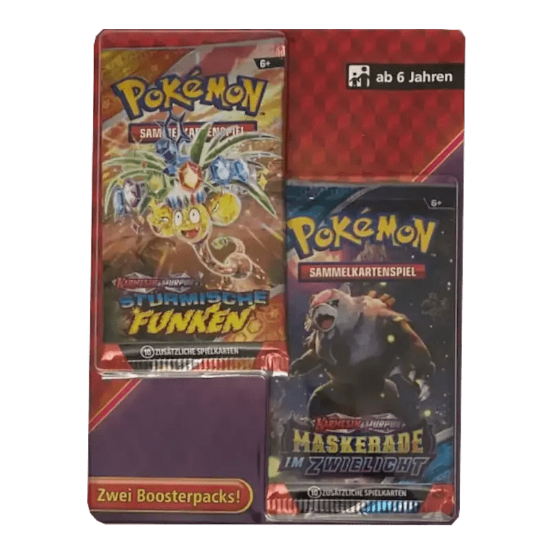 Pokemon 2er Blister Stürmische Funken & Maskerade im Zwielicht (DE) - Collector Expert