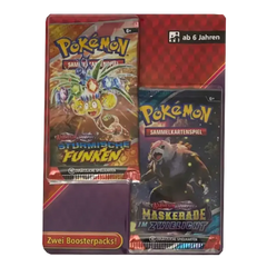 Pokemon 2er Blister Stürmische Funken & Maskerade im Zwielicht (DE) - Collector Expert