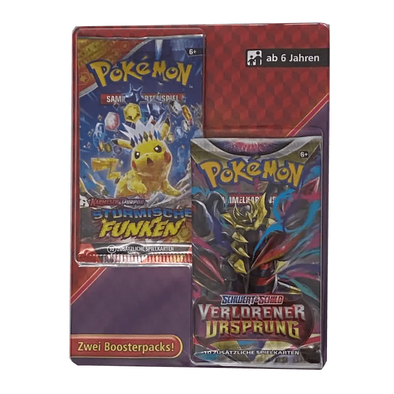 Pokemon 2er Blister Stürmische Funken & Verlorener Ursprung (DE) - Collector Expert