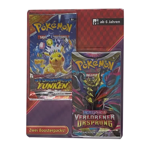 Pokemon 2er Blister Stürmische Funken & Verlorener Ursprung (DE) - Collector Expert