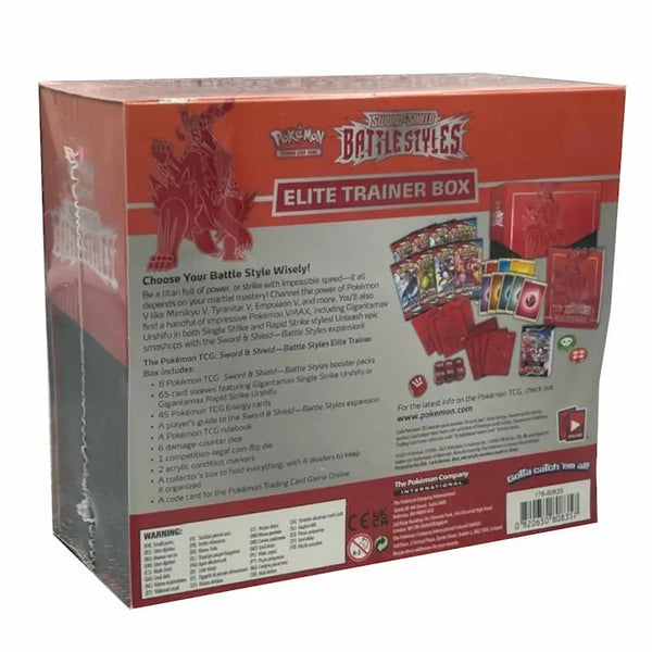 Pokemon Battle Styles (Single Strike) Elite Trainer Box (EN) - Collector Expert