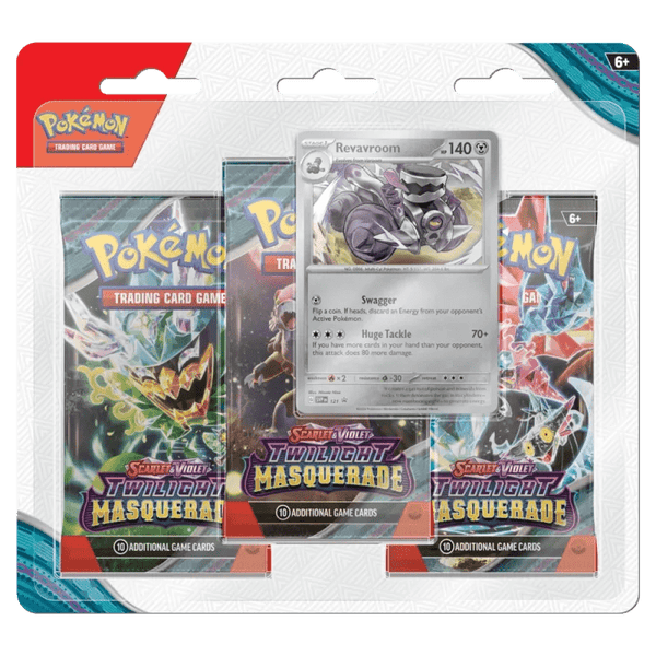 Pokemon Twilight Masquerade 3er Blister (EN) - Collector Expert