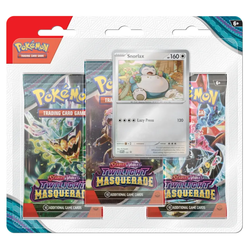 Pokemon Twilight Masquerade 3er Blister (EN) - Collector Expert